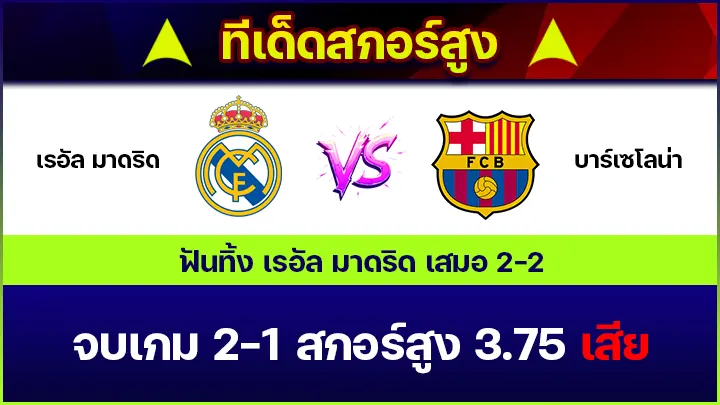 ทีเด็ดสกอร์สูง