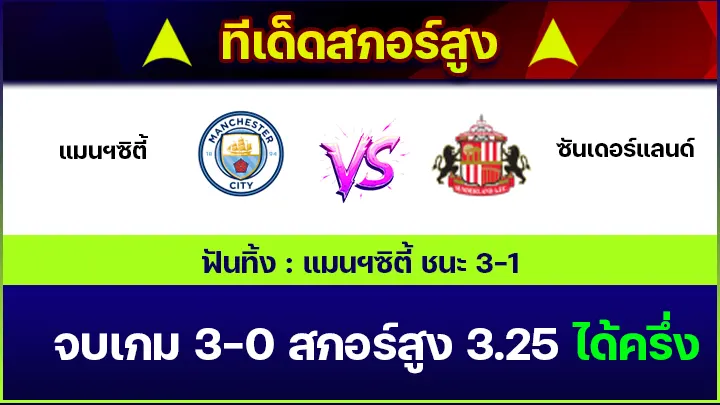 ทีเด็ดสกอร์สูง